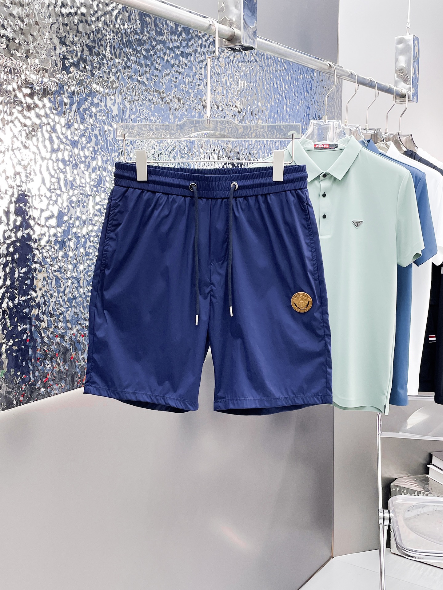 Versace Clothing Shorts Cotton Summer Collection Casual