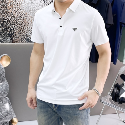 Prada Men's Casual Business Polo Shirt - Breathable, Quick-Dry Fabric 1 Prada Men's Casual Business Polo Shirt - Breathable, Quick-Dry Fabric
