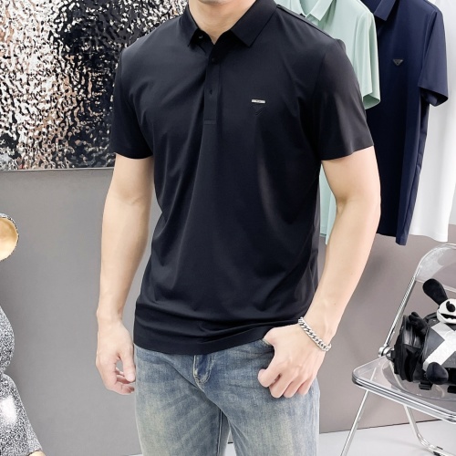 Prada Men's Slim-Fit Short Sleeve Polo Shirt - Breathable & Comfortable 1 Prada Men's Slim-Fit Short Sleeve Polo Shirt - Breathable & Comfortable