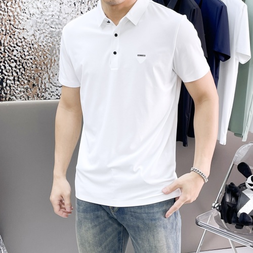 Men's Slim Fit Short Sleeve Polo Shirt, Quick Dry Fabric, Business Casual