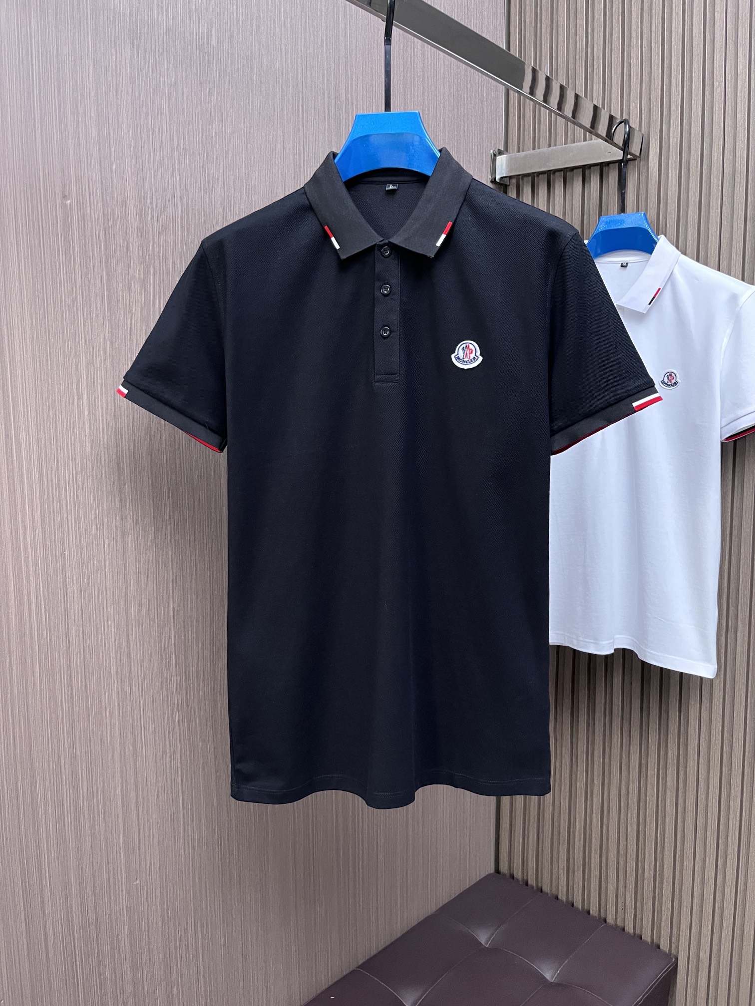 Moncler Men's Short Sleeve Polo Shirt - Breathable & Comfortable Fabric