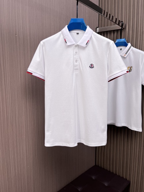 Moncler Men's Business Casual Polo Shirt - Breathable, Comfortable Fabric 1 Moncler Men's Business Casual Polo Shirt - Breathable, Comfortable Fabric