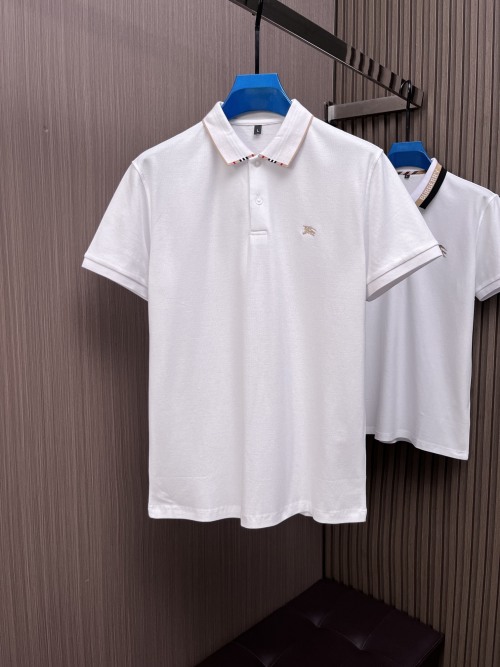 Burberry Men's Polo Shirt - Short Sleeve, Breathable, Business Casual 1 Burberry Men's Polo Shirt - Short Sleeve, Breathable, Business Casual