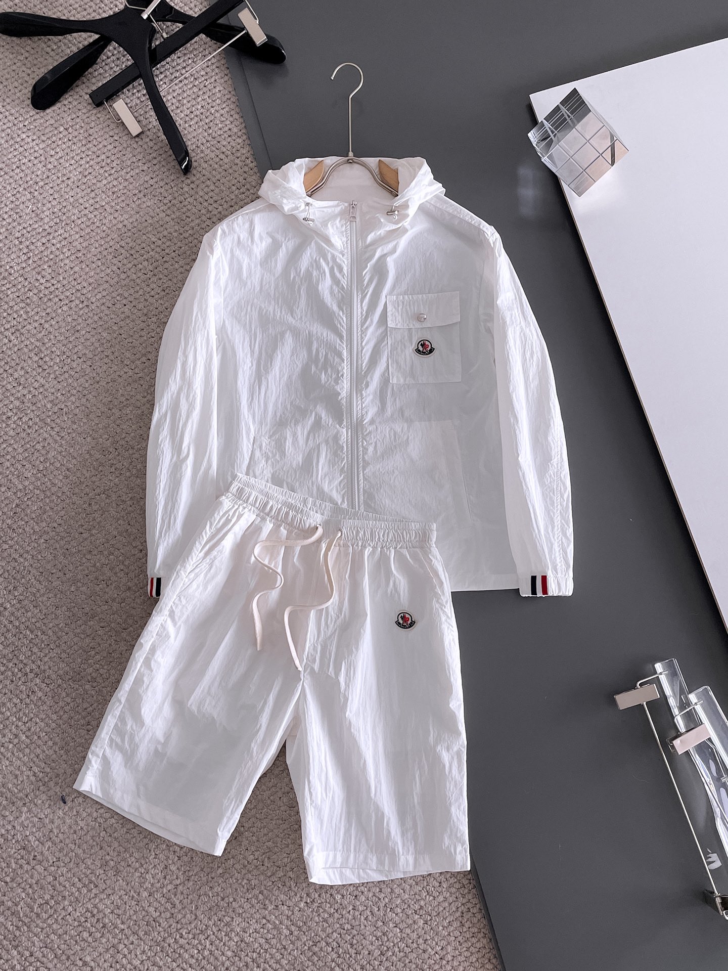 Moncler Kleding Korte Broek Sun Protection Clothing Trainingspak Zomercollectie Fashion