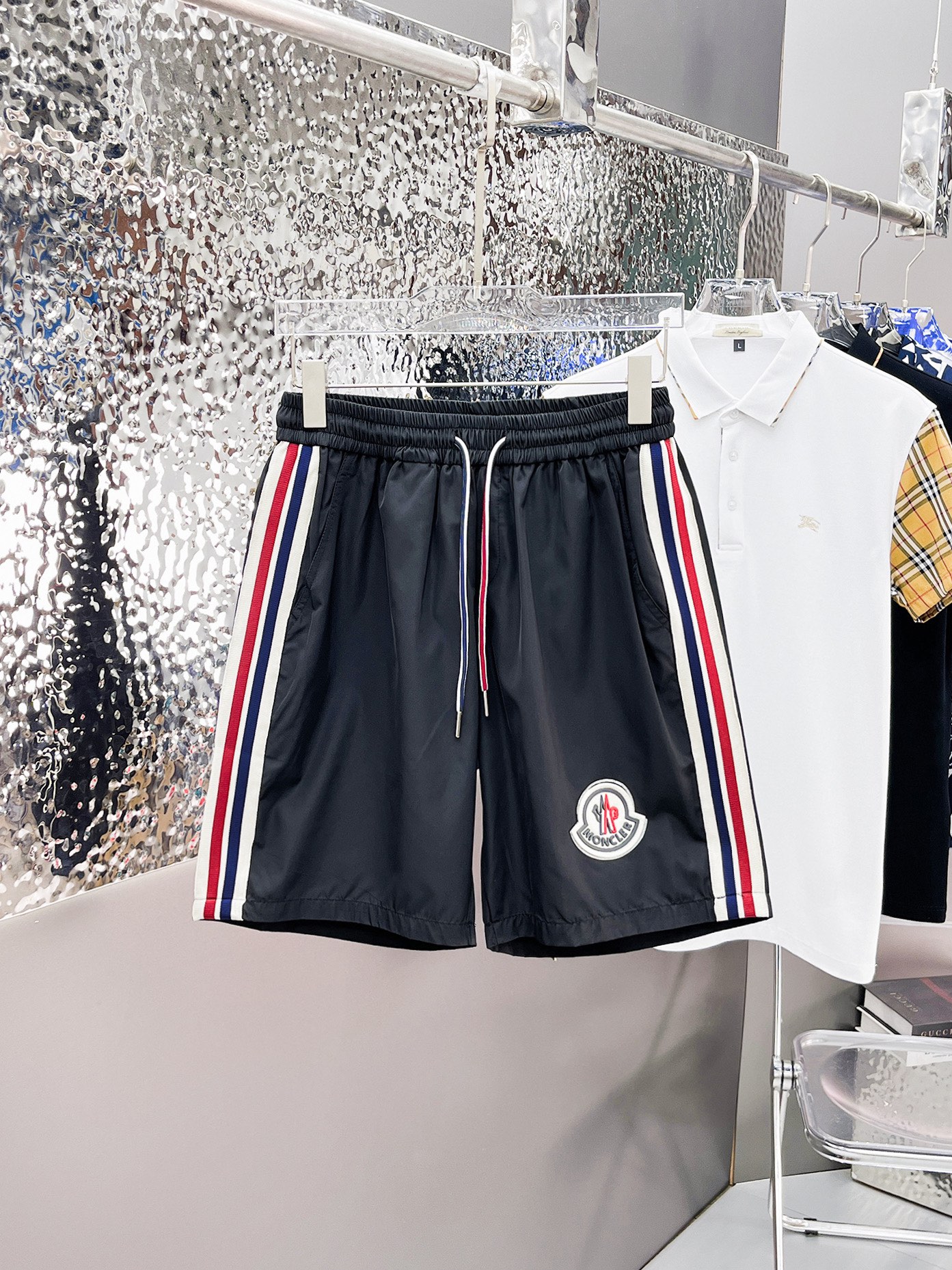 Moncler Kleding Korte Broek Unisex Lente/Zomercollectie Fashion Casual