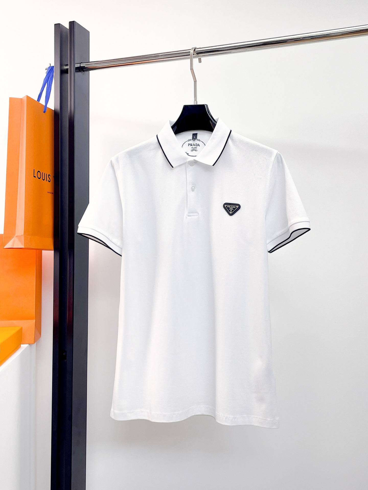 Luxe 7 -sterren replica
 Prada Kleding Polo Mannen Zomercollectie Fashion