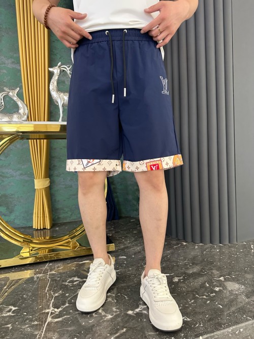 Louis Vuitton 2025 Summer Men's Casual Shorts with Signature Logo Trim 1 Louis Vuitton 2025 Summer Men's Casual Shorts with Signature Logo Trim