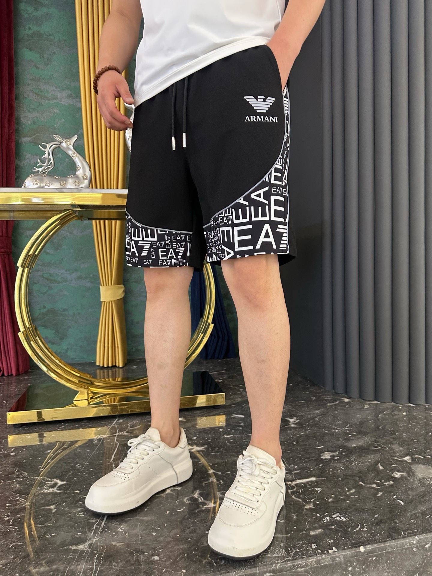 P600 AMANI Summer Boxer: Luxurious Classic Logo Set, Hot Sale Comfortable Fashion - 图片 1