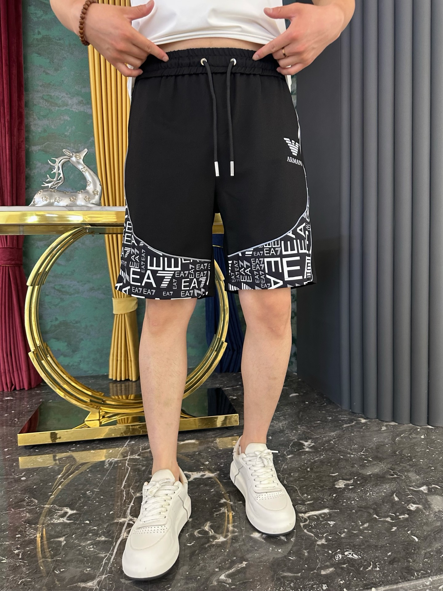 P600 AMANI Summer Boxer: Luxurious Classic Logo Set, Hot Sale Comfortable Fashion - 图片 2