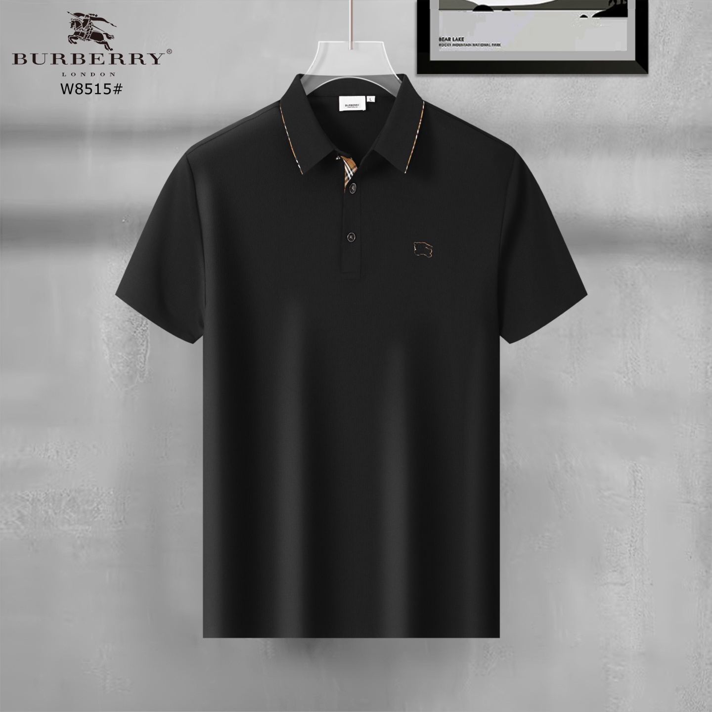 Burberry Men's Classic Fit Polo Shirt - Short Sleeve, Breathable Cotton 5 i1744651751805 422 0 3