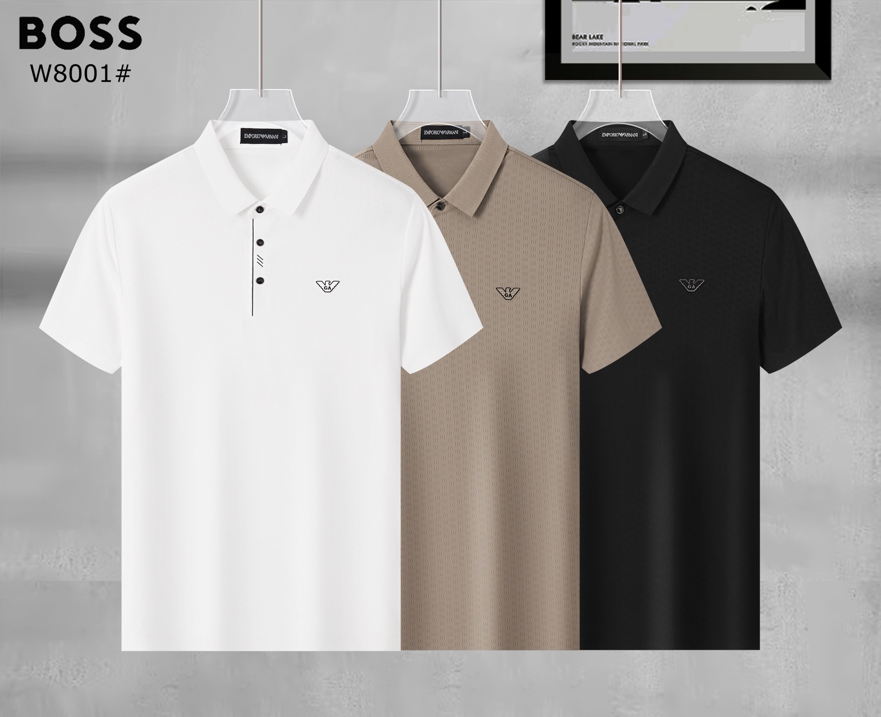 Men's Polo Shirt with Logo - Short Sleeve Classic Fit, Business Casual Style 1 i1744651958498 2393 0 0