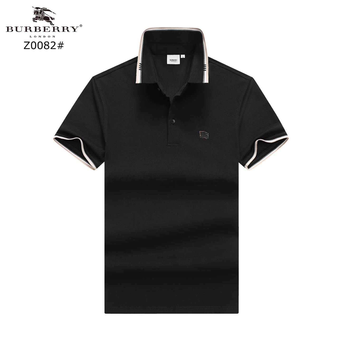 Burberry Short Sleeve Polo Shirt Classic Fit Casual Business for Men 5 i1747669221725 298 0 3
