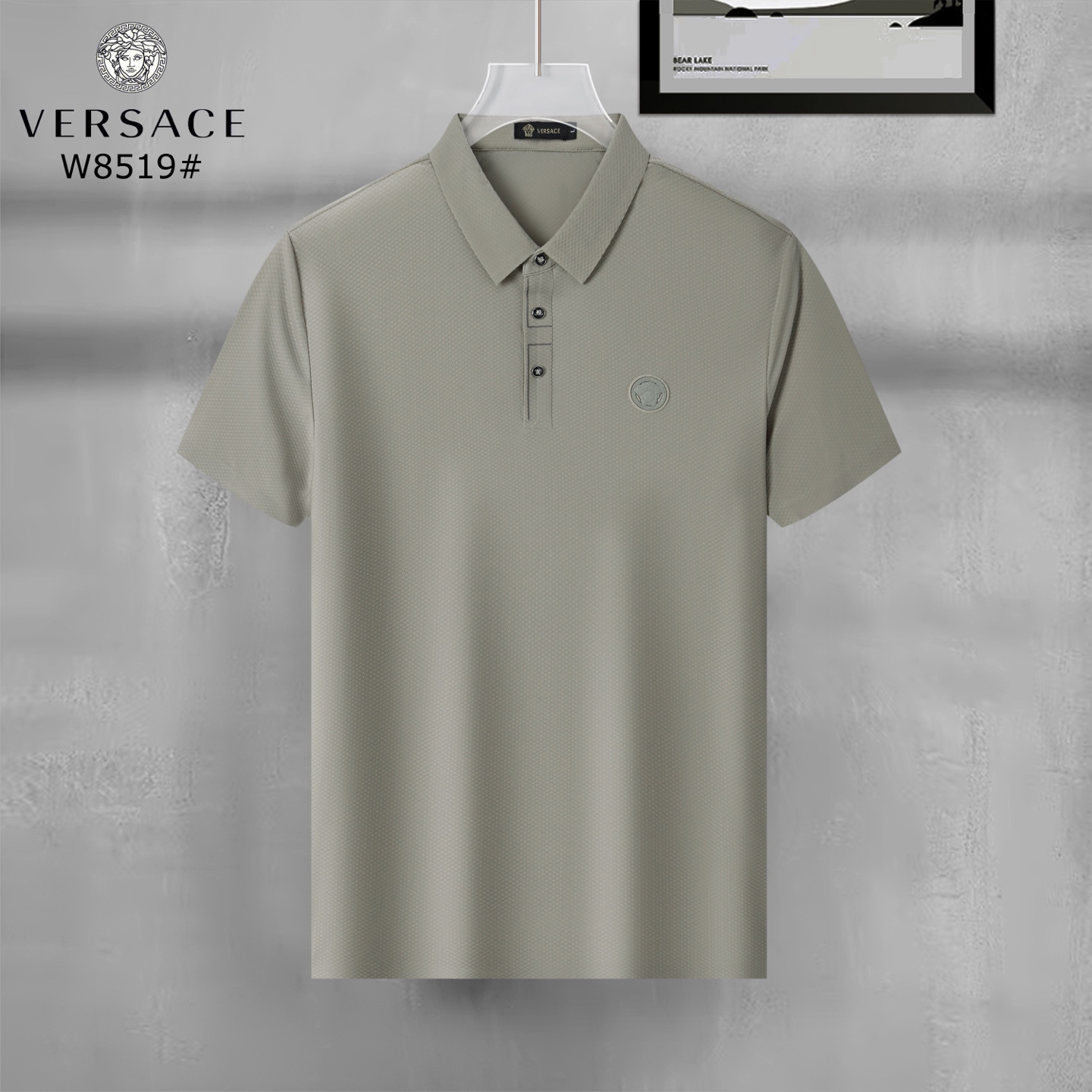 Versace Men's Short Sleeve Polo Shirt - Classic Fit, Premium Cotton 3 i1747669661310 6264 0 2
