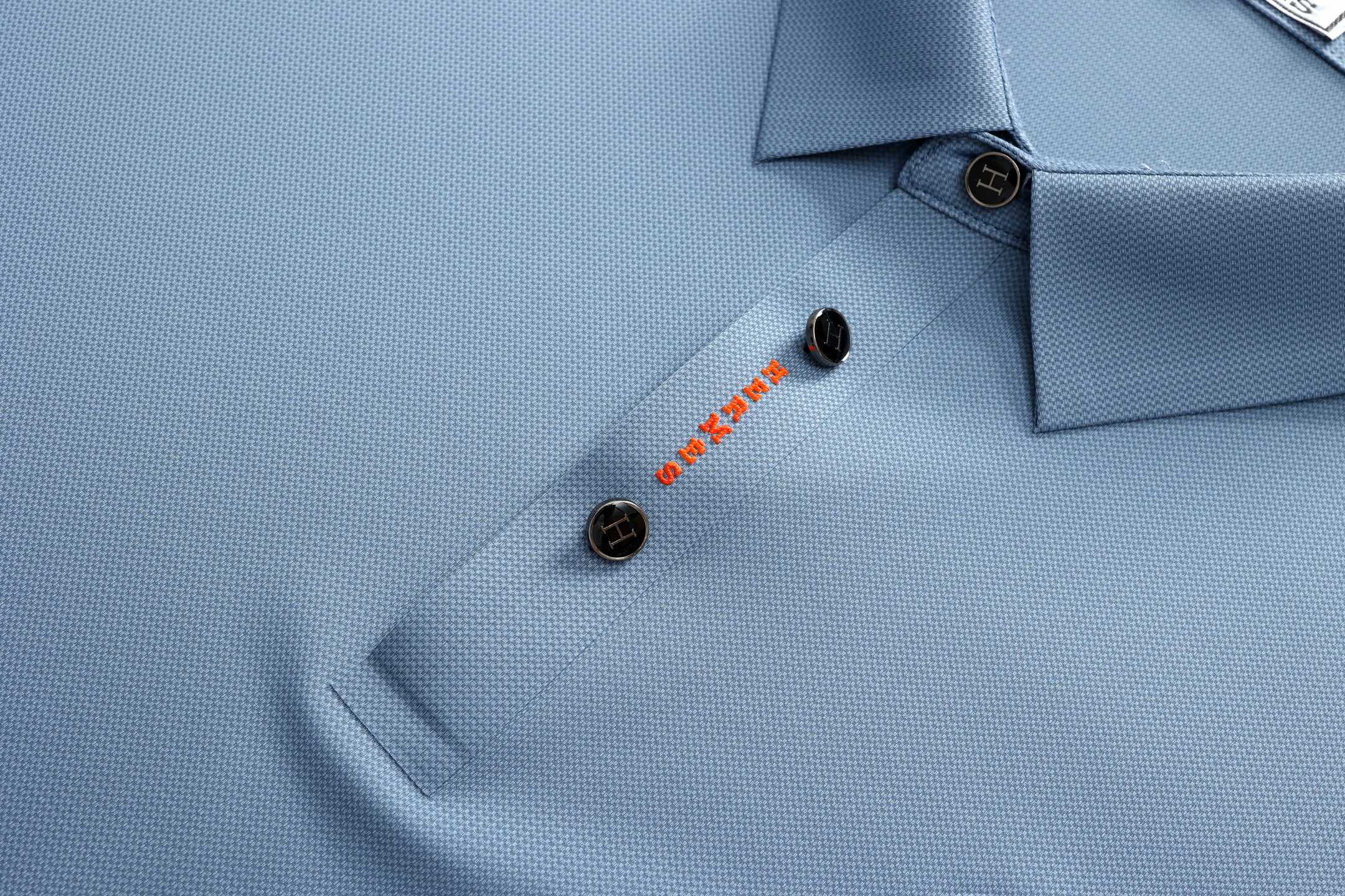 Hermès Men's Polo Shirt, Classic Short Sleeve Pique Cotton Polo 9 i1747669790135 3398 0 7