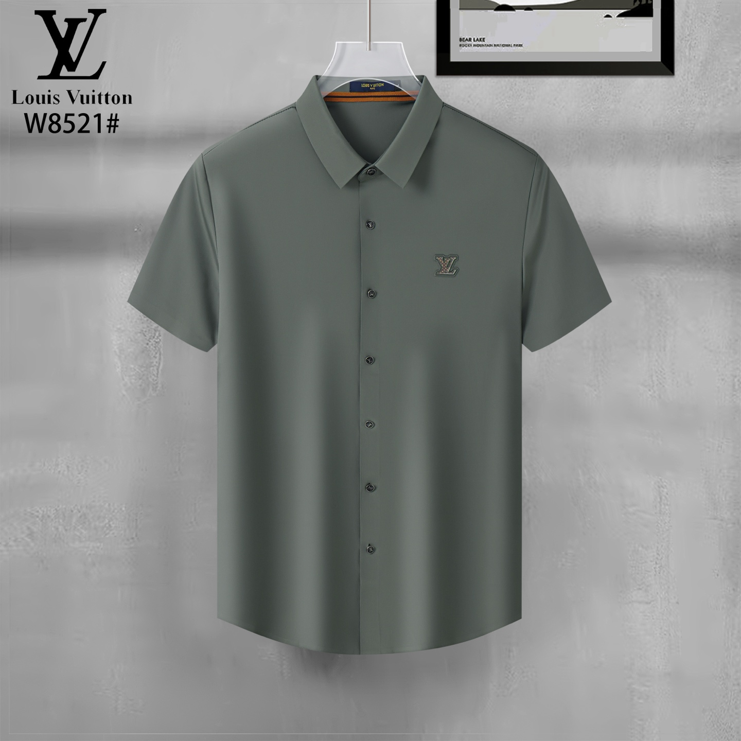 Louis Vuitton Men's Summer Short Sleeve Button-Down Shirt - Classic & Stylish 6 i1747669824765 6186 0 4