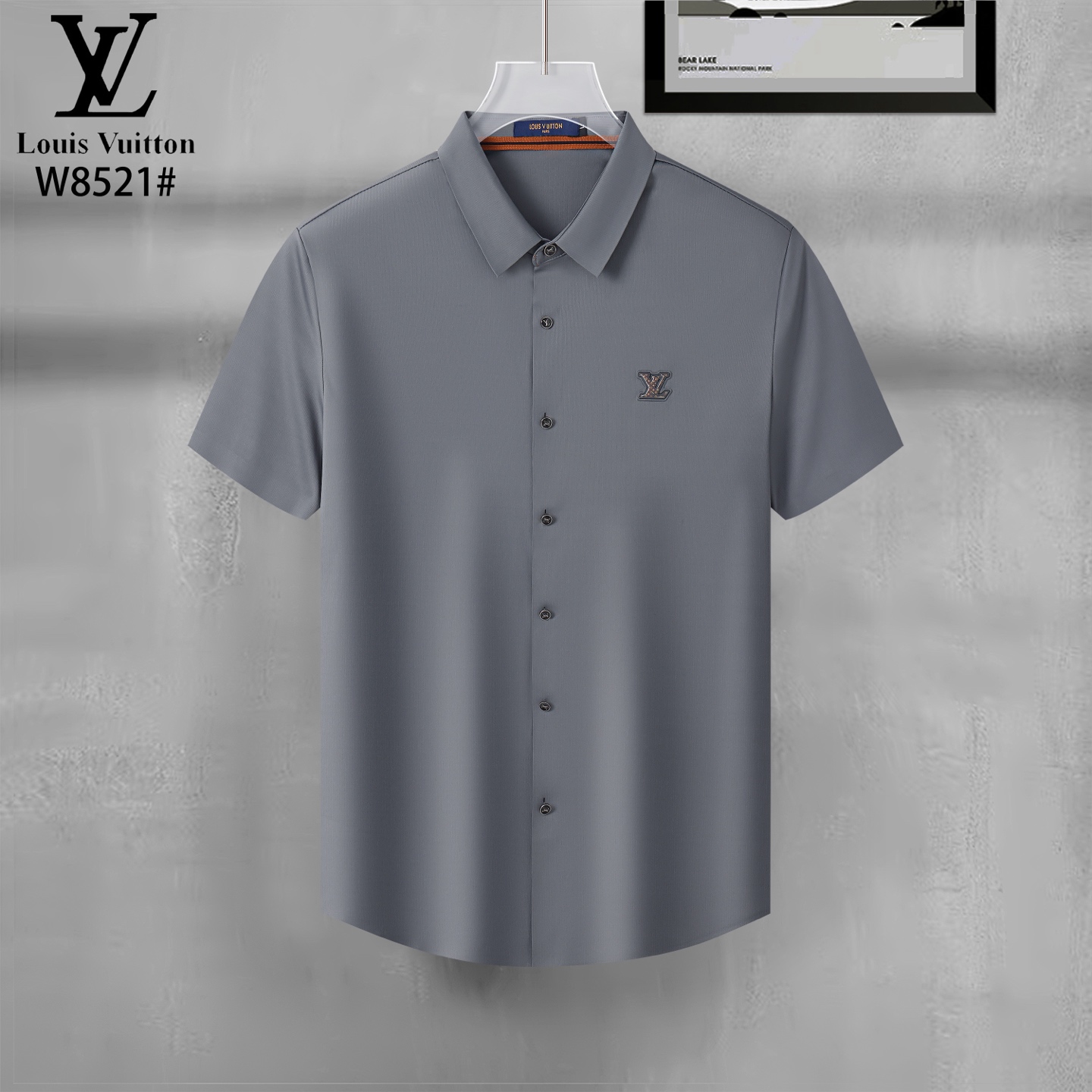 Louis Vuitton Men's Summer Short Sleeve Button-Down Shirt - Classic & Stylish 3 i1747669824780 9485 0 1