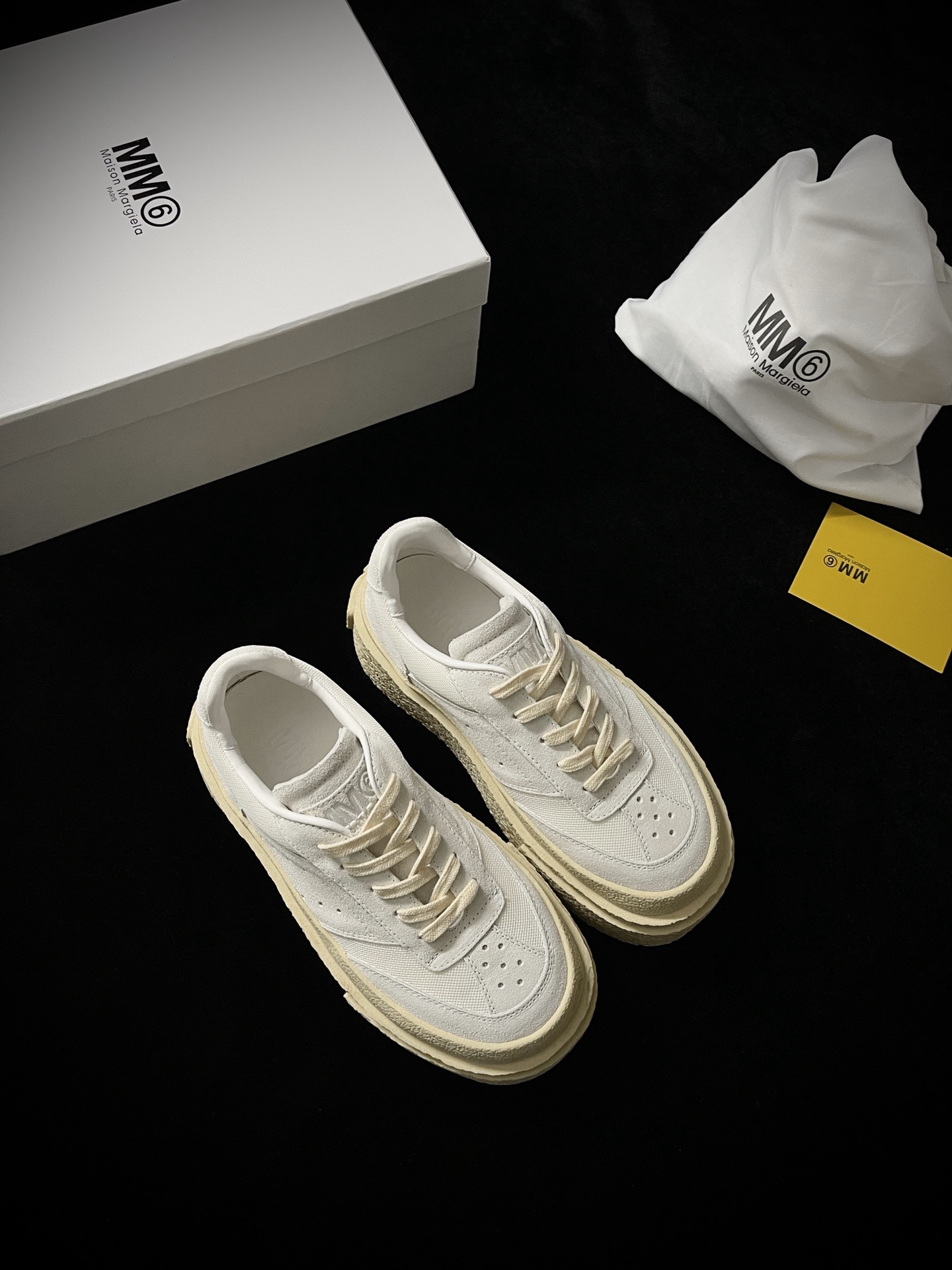 마르지엘라 MM6 램스킨 스니커즈 레플리카 9095
