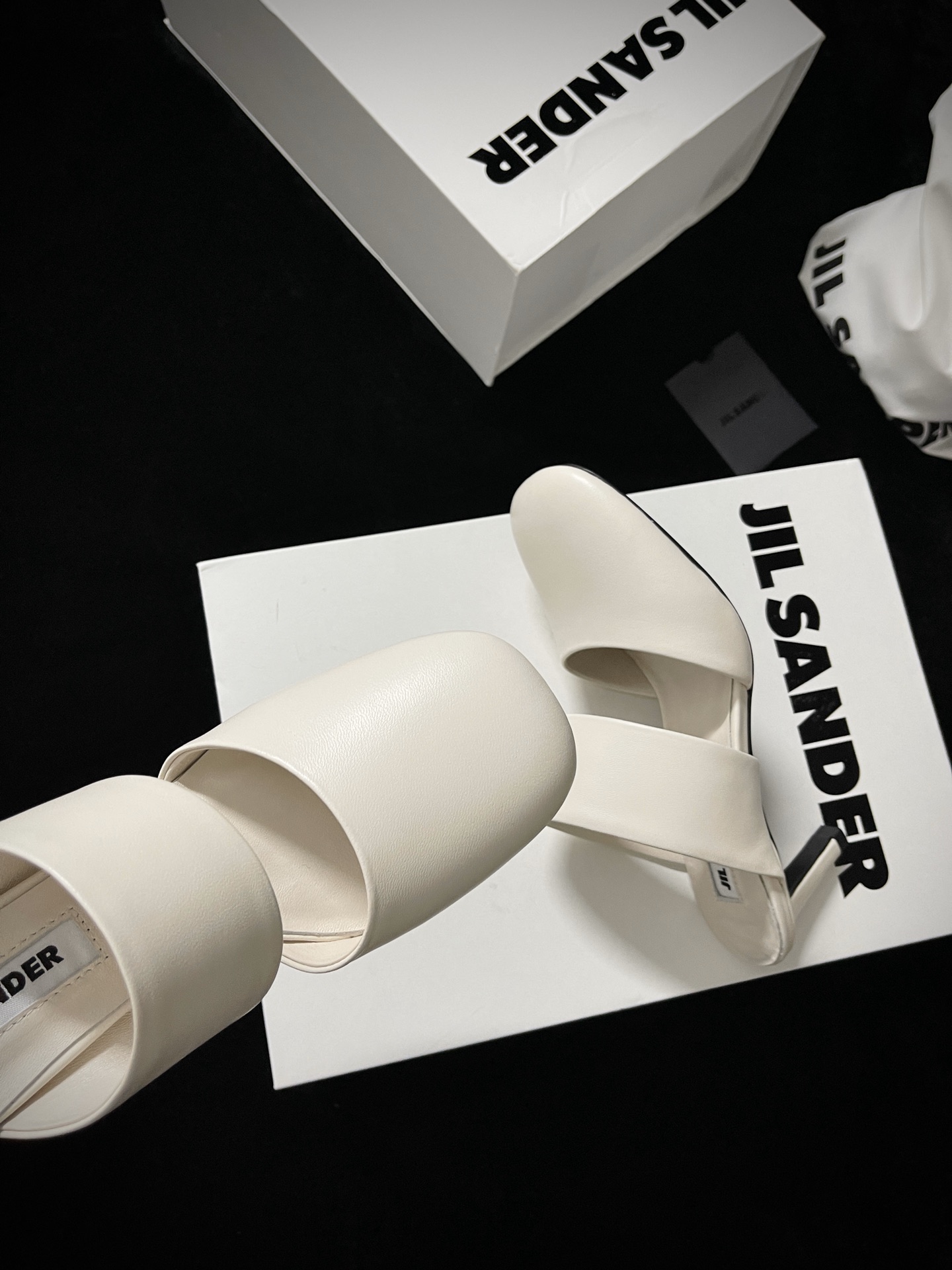 질샌더 양가죽 굽 여성 신발 75069 이미지 6