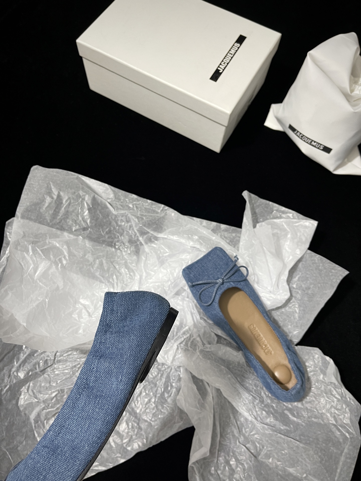 자크뮈스 스퀘어 토 리본 여성 신발 85197 이미지 8