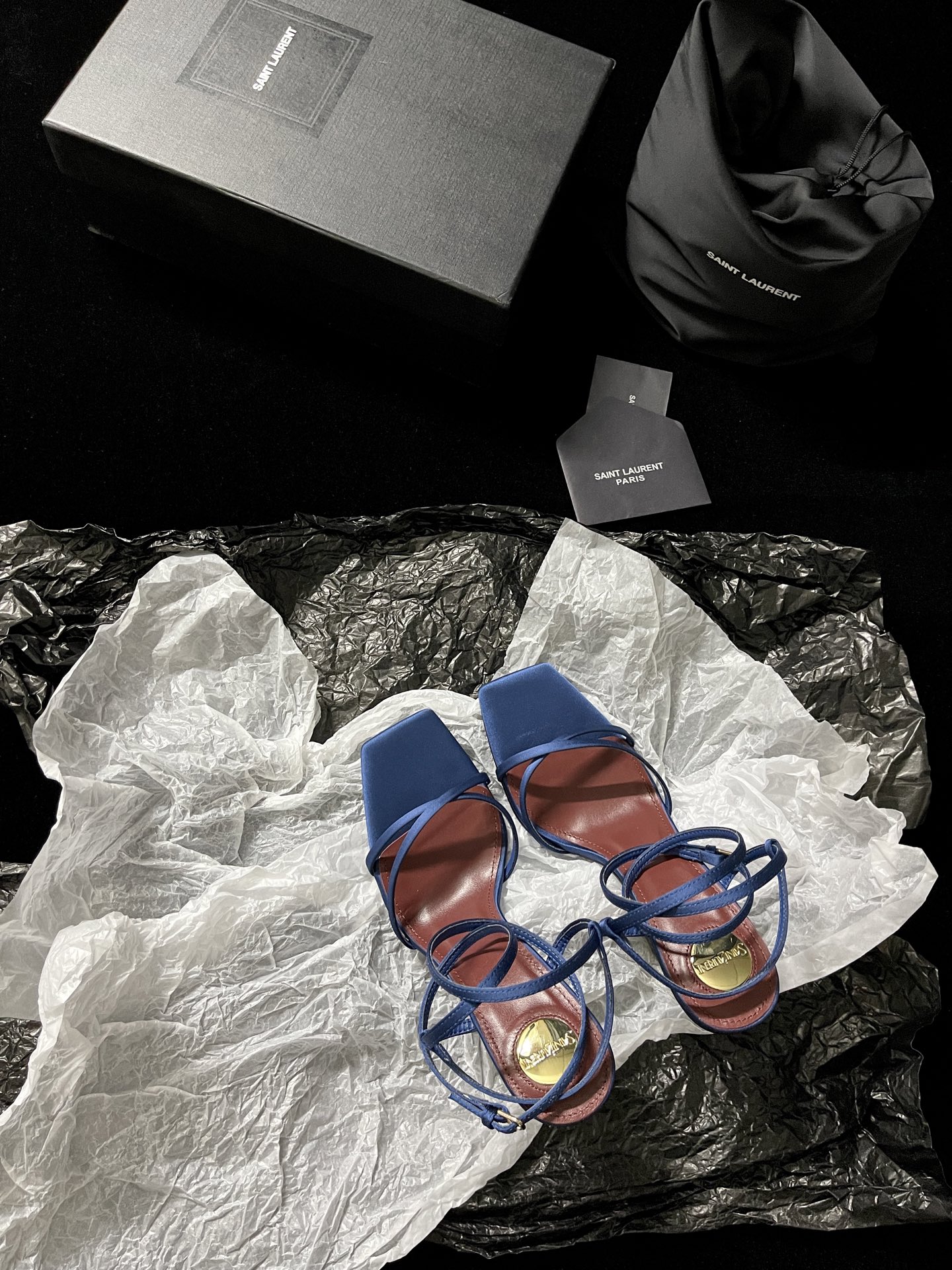 생로랑 램스킨 하이힐 레플리카 9418