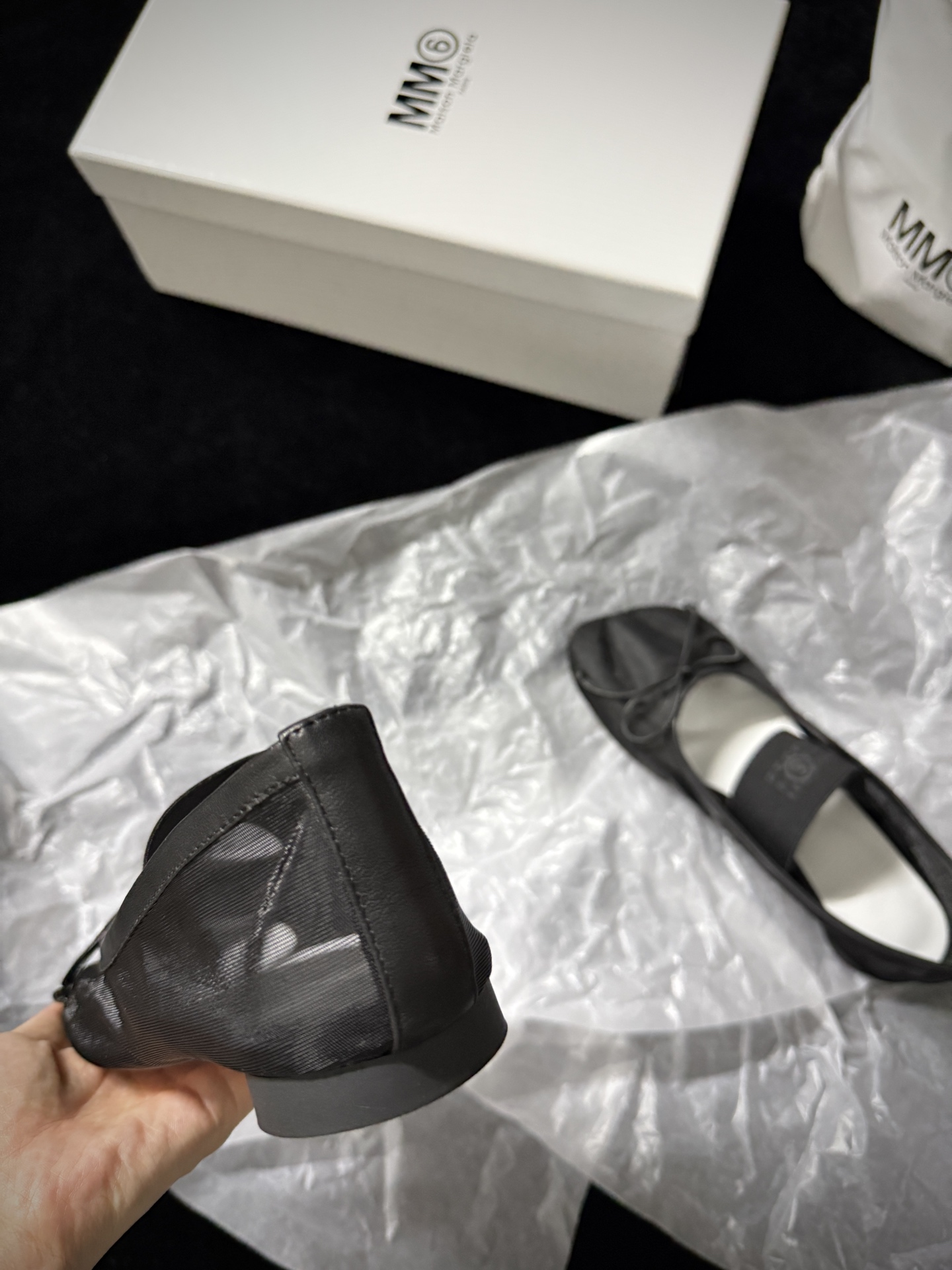 마르지엘라 새틴 리본 발레 플랫 9173 상세 이미지 8