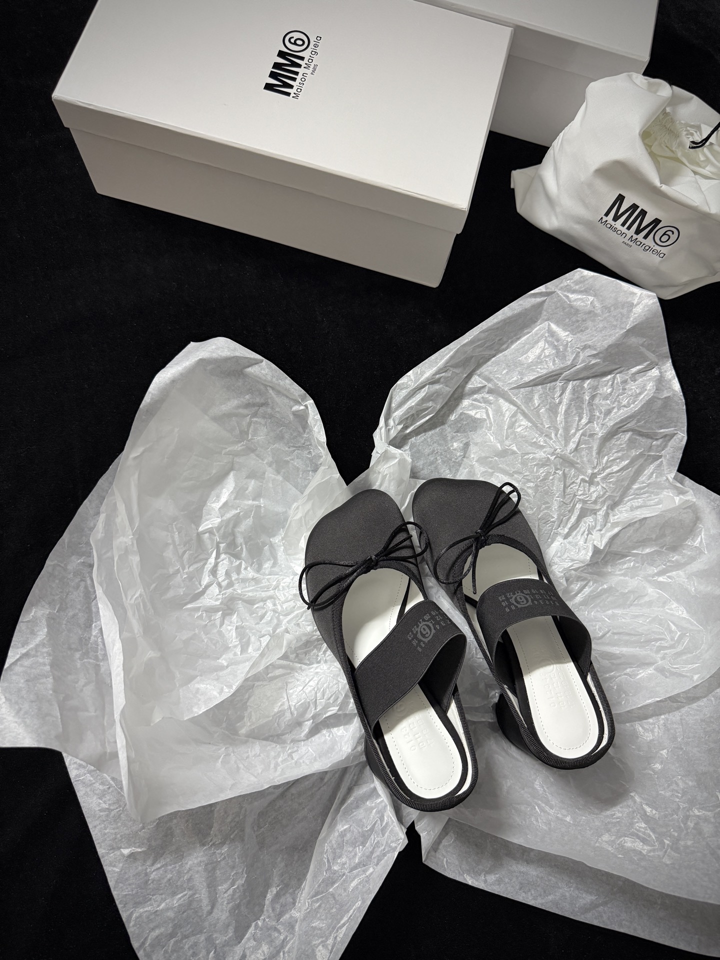 마르지엘라 MM6 블랙 하이힐 레플리카 9031
