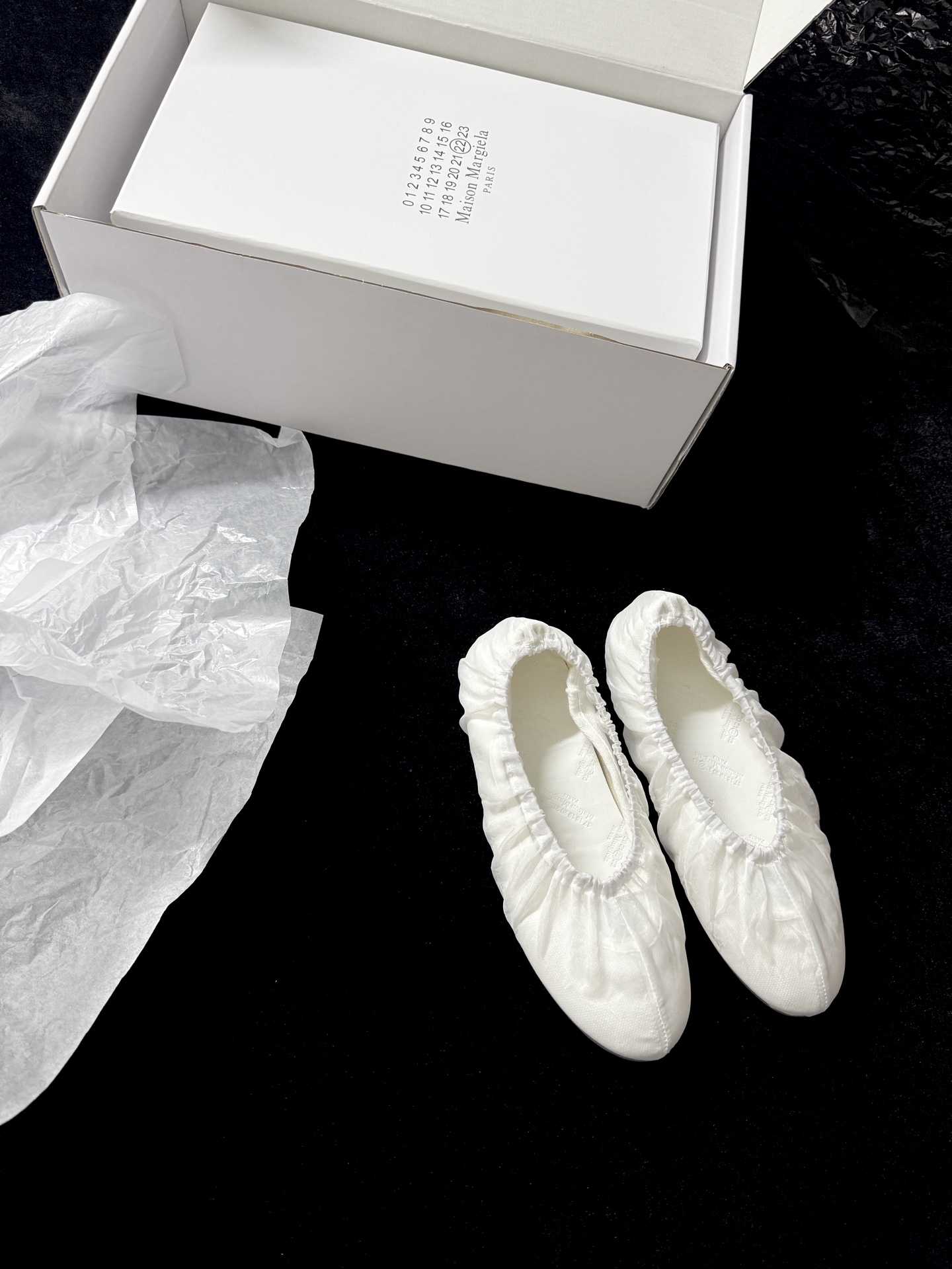 마르지엘라 램스킨 발레리나 플랫 레플리카 42293