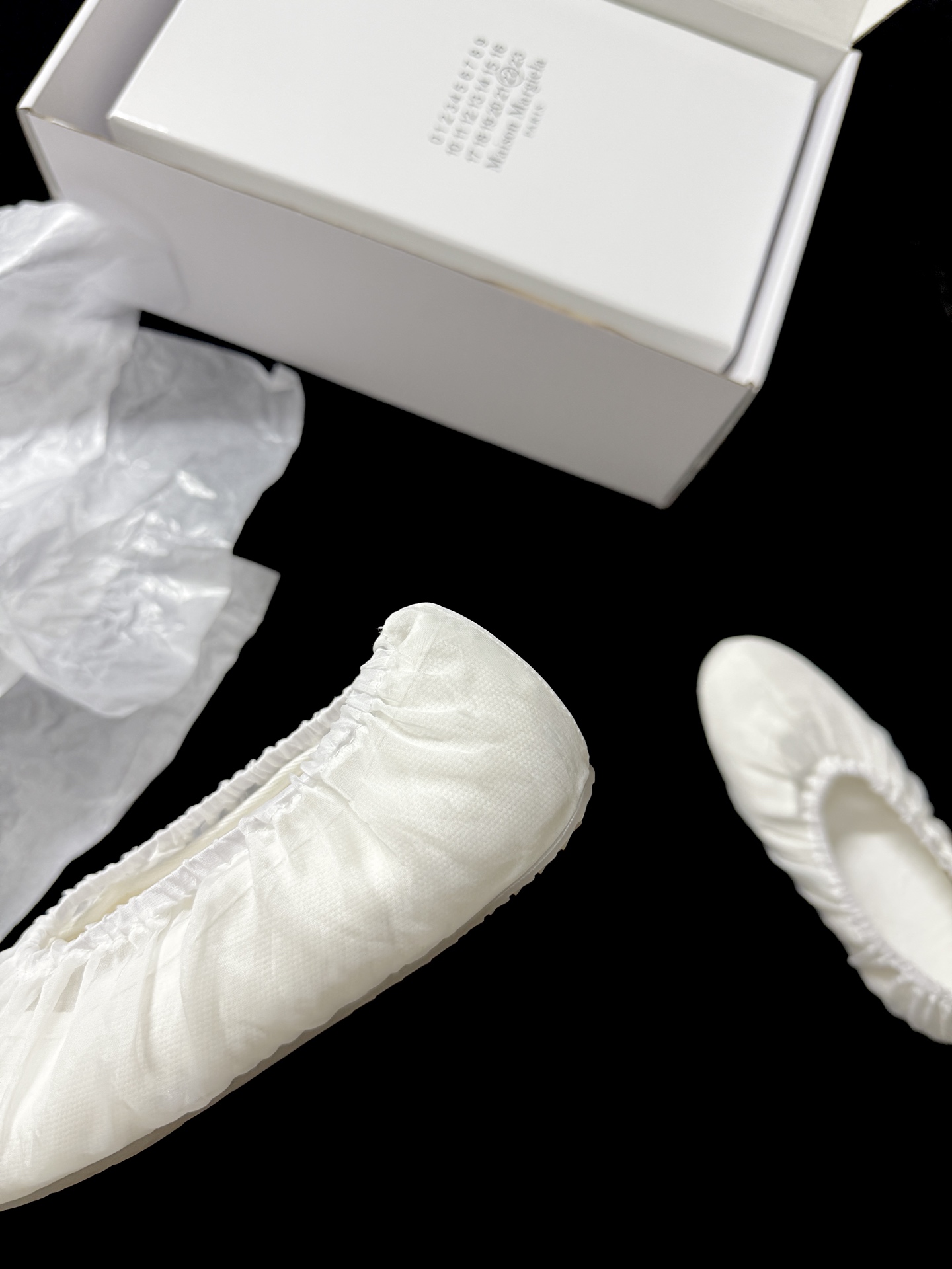 마르지엘라 주름 장식 발레 플랫 42293 이미지 7