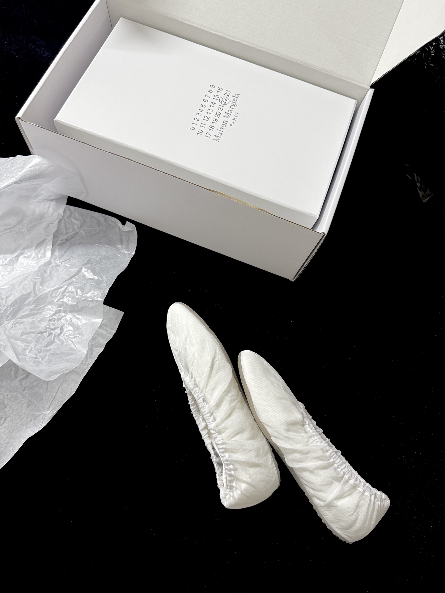 마르지엘라 주름 장식 발레 플랫 42293 이미지 4