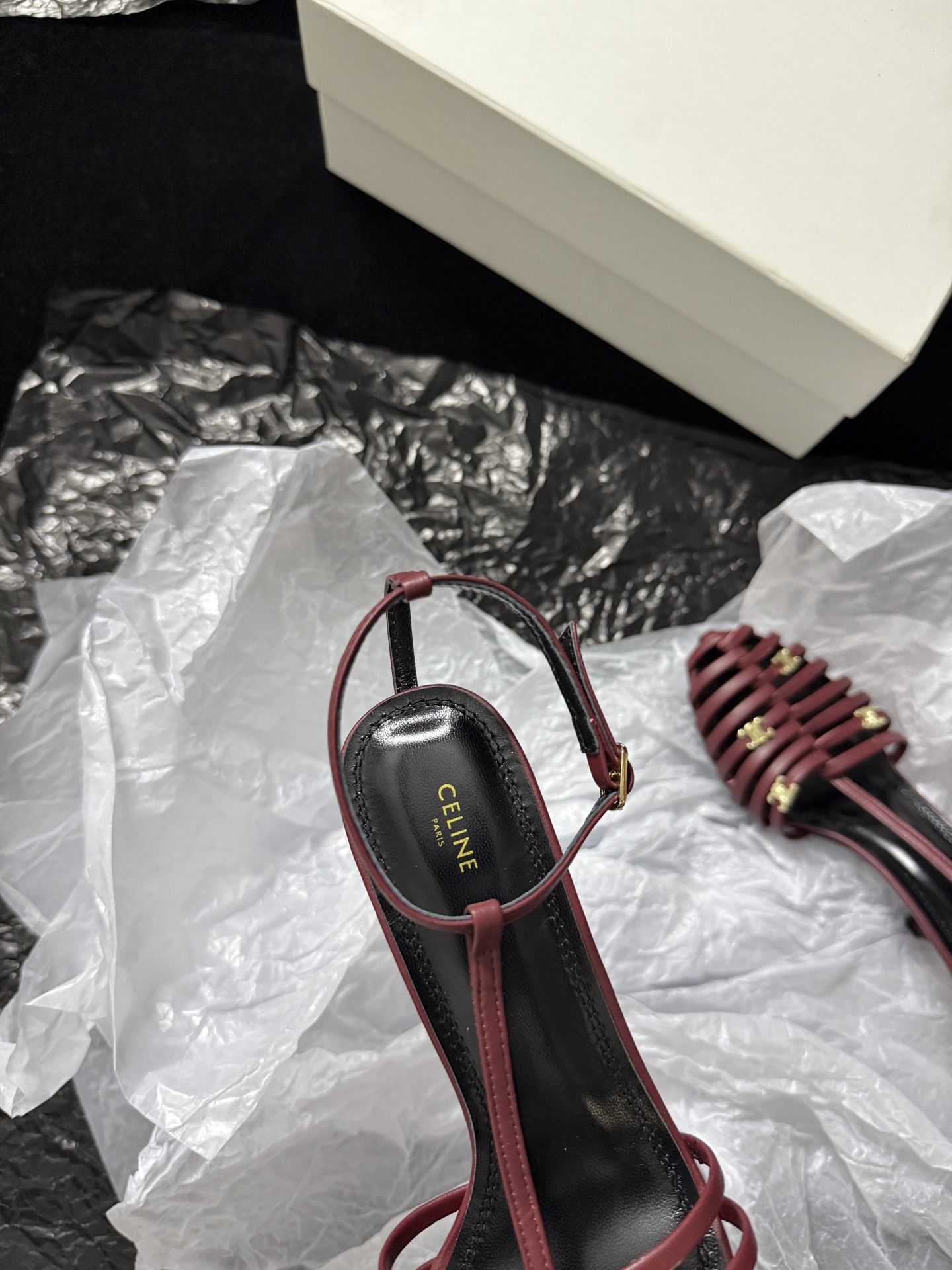 셀린느 케이지 스타일 스틸레토 샌들 상세 이미지 7