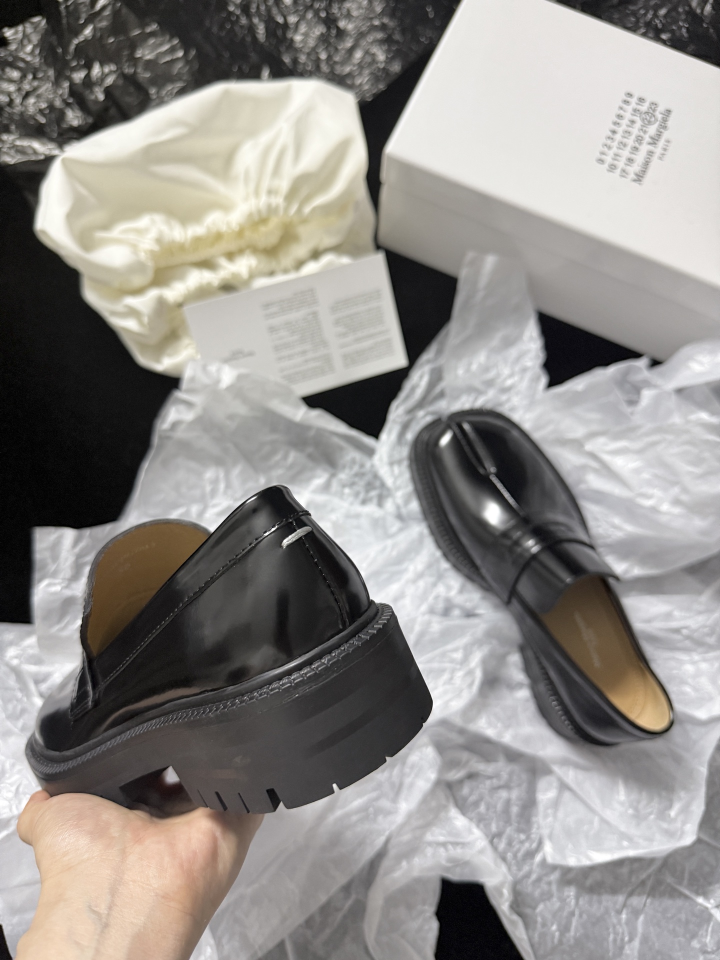 마르지엘라 플랫폼 스플릿토 로퍼 95881 이미지 8