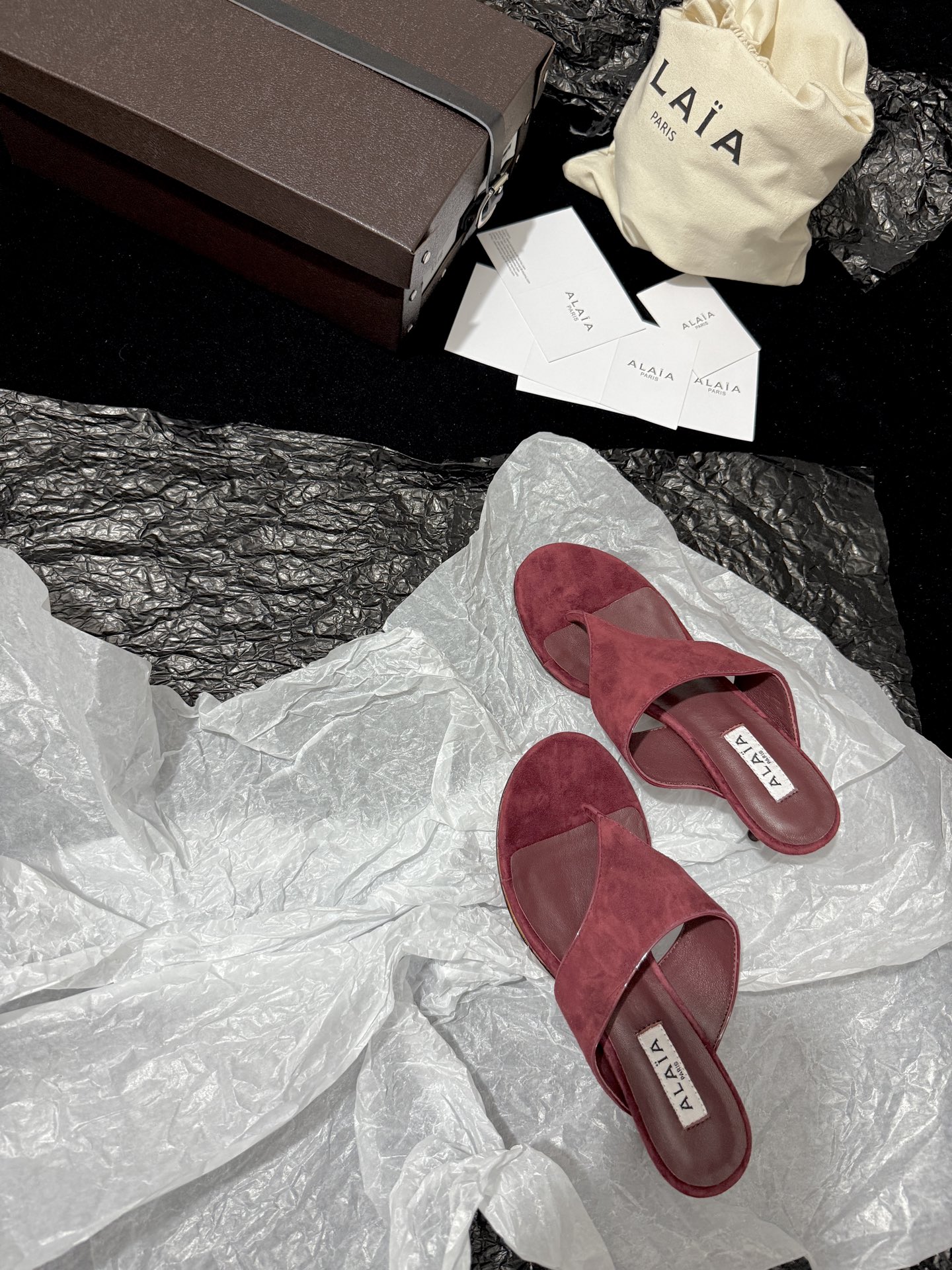 Босоножки Alaïa на каблуке