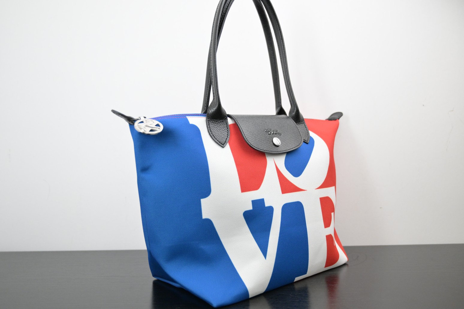 Longchamp ～白色中号 龙骧2024新款 限定love