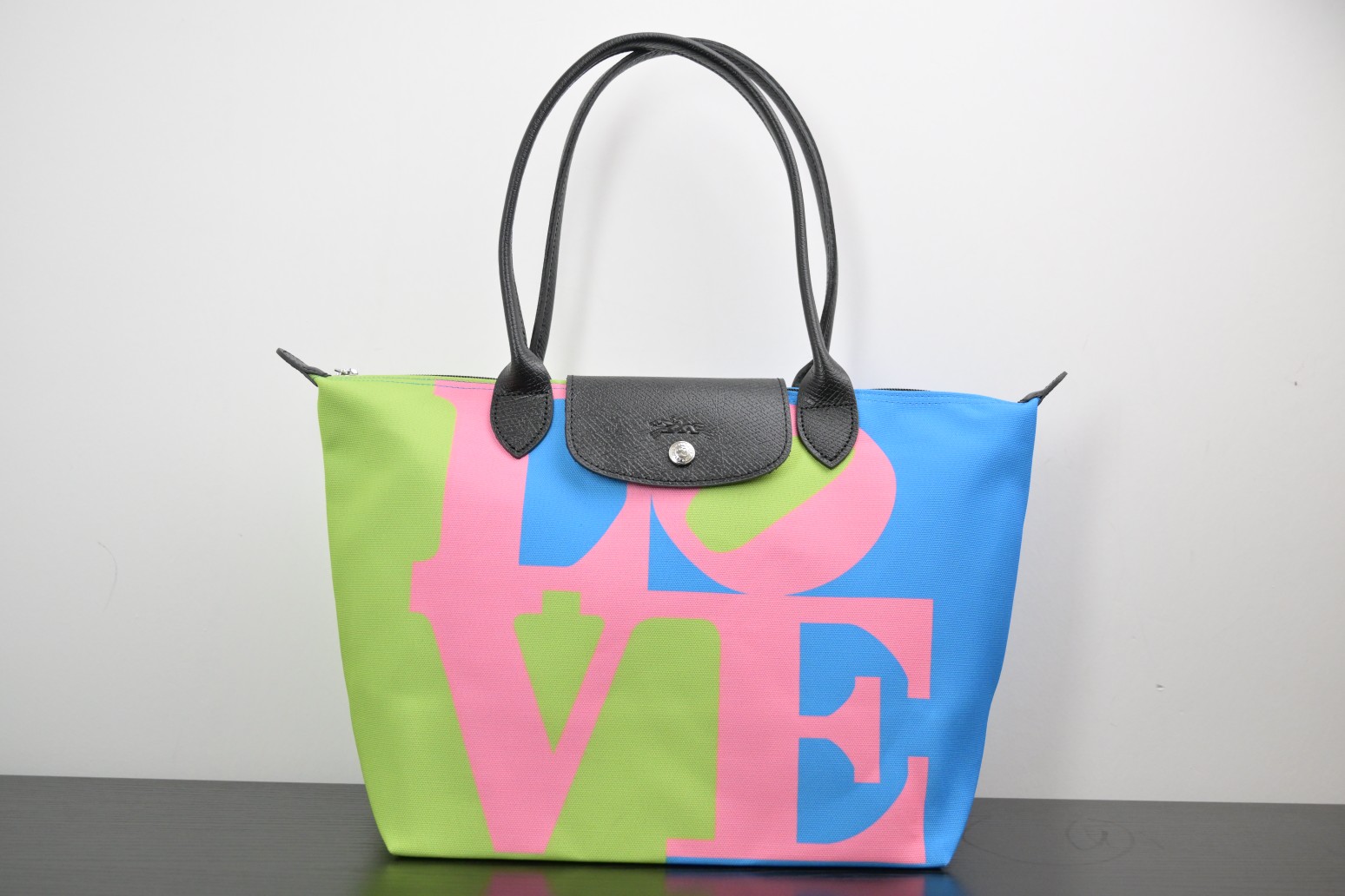 Longchamp ～粉色中号 龙骧2024新款 限定love