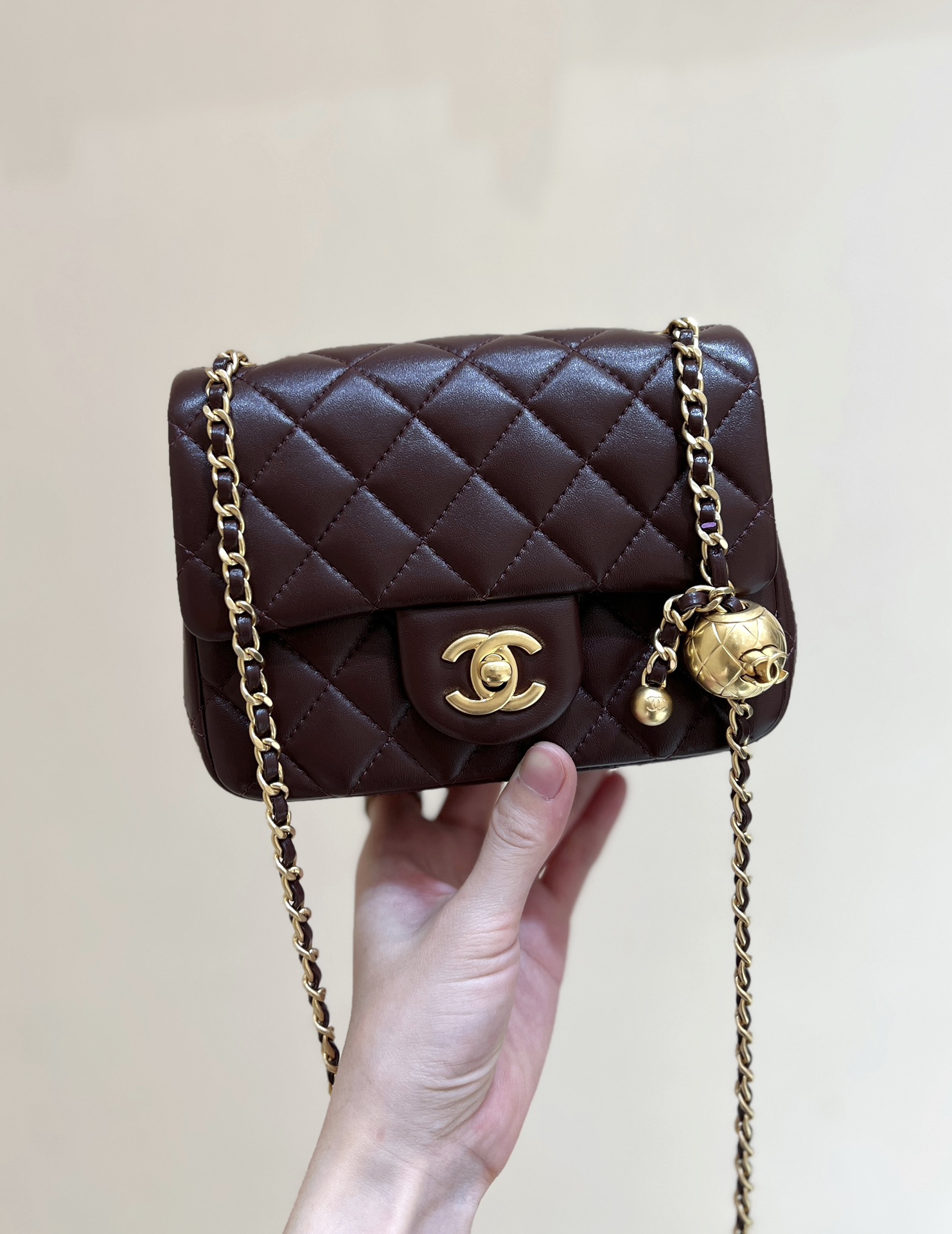 Designer 1:1 Replica
 Crossbody & Shoulder Bags Top Quality Website
 Brown Red Sheepskin Mini AS17860