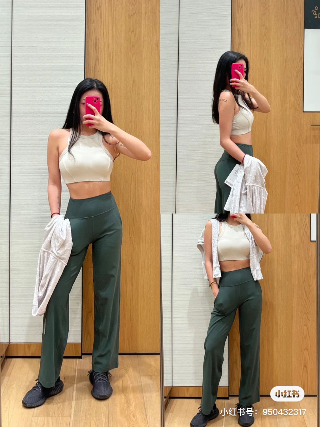 110💰编码90240338 lululemon丨Align™新款女士运动裸感螺纹阔腿裤,亚洲版型设计,立体剪裁完美塑形,宽松的阔腿裤型包容腿型实力藏肉。两侧斜插口袋,后置便捷卡片口袋,方便实用。罗纹 Nulu™ 面料触感柔滑,带有四面弹力,添加 Lycra® 氨纶,舒适伸展。腰部平整贴合,减少紧勒,延展性好,完美包裹每寸肌肤又完全没有紧绷感,像身体外的裸感保护层,凸显身材线条,兼具颜值、舒适度、专业度,给不同身材女孩最棒的包容度,运动健身/日常出街它都可以!
颜色:军绿色 卡其色 黑色
尺码:4 6 8 10