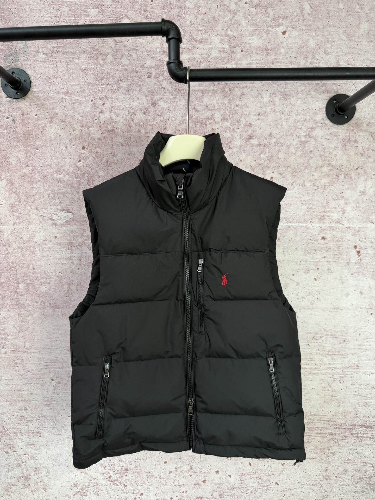 Ralph Lauren Embroidered Down Vest - Classic Style, Ultimate Comfort