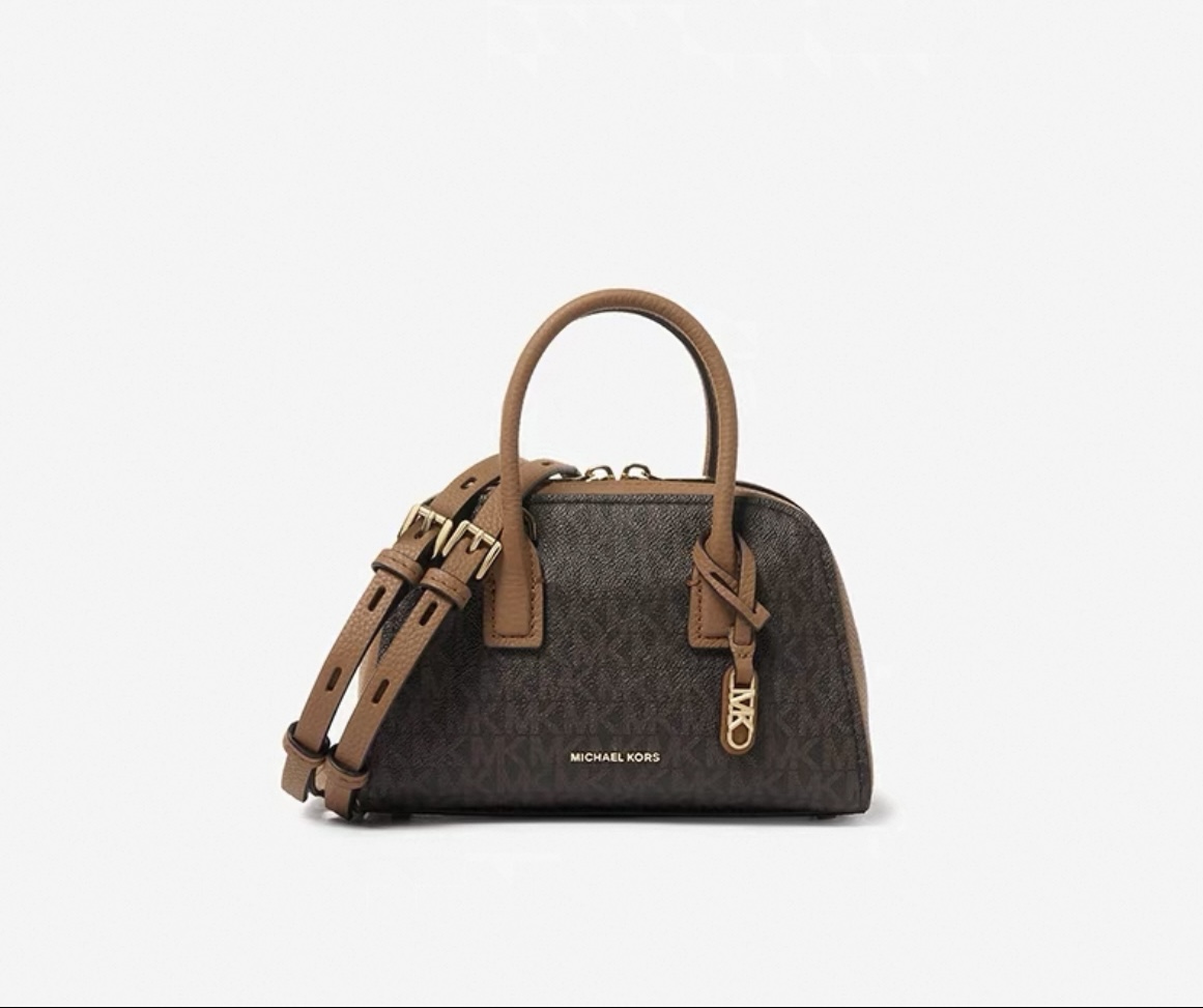 Michael Kors MK新款Ashton系列小号女士手提包波士顿包枕头包，尺寸：20×15×9