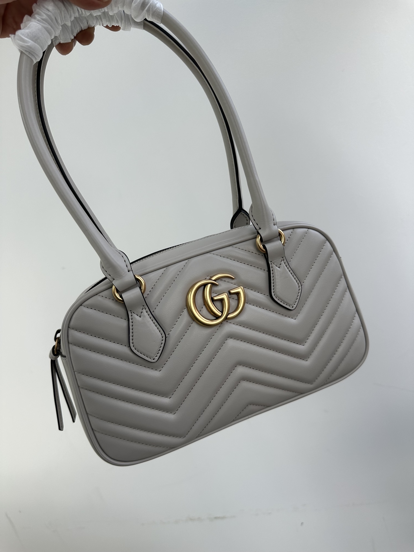 Gucci Knockoff
 Borsette Borse Crossbody & Borse a Tracolla Oro Grigio Lucidatura Tutto rame Pelle di vitello bovina pecora Collezione estiva Vintage Sottobraccio