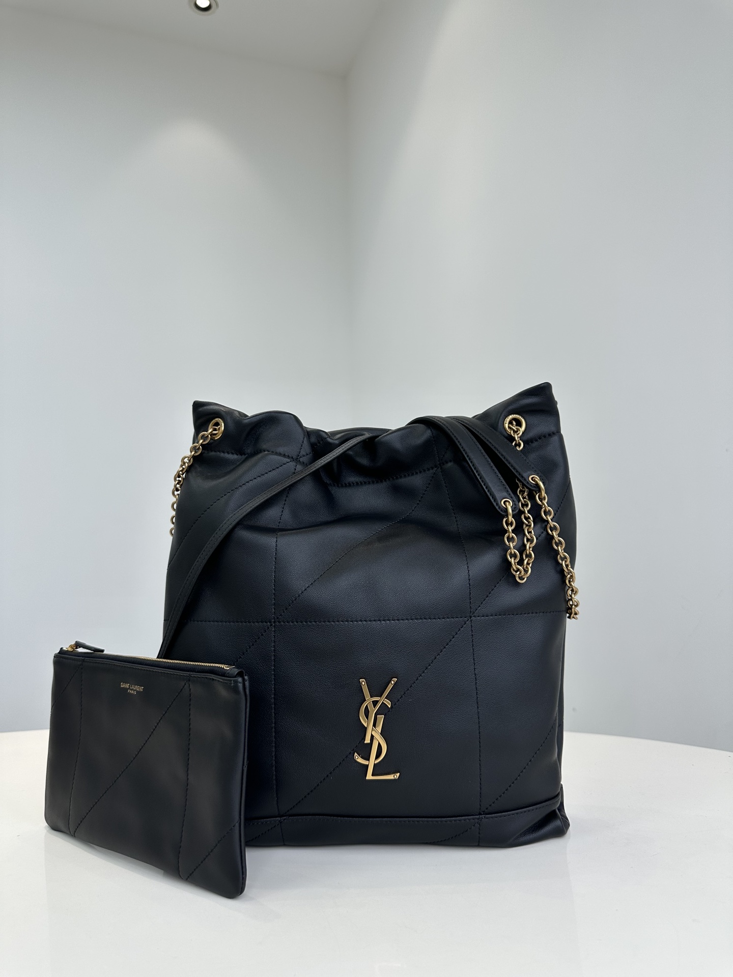 YSL/Yves Saint Laurent's 24-year-old hot model JAMIE 4.3 tote bag, large-capacity chain bag, single-shoulder cross-body bag, mother-in-law bag, c