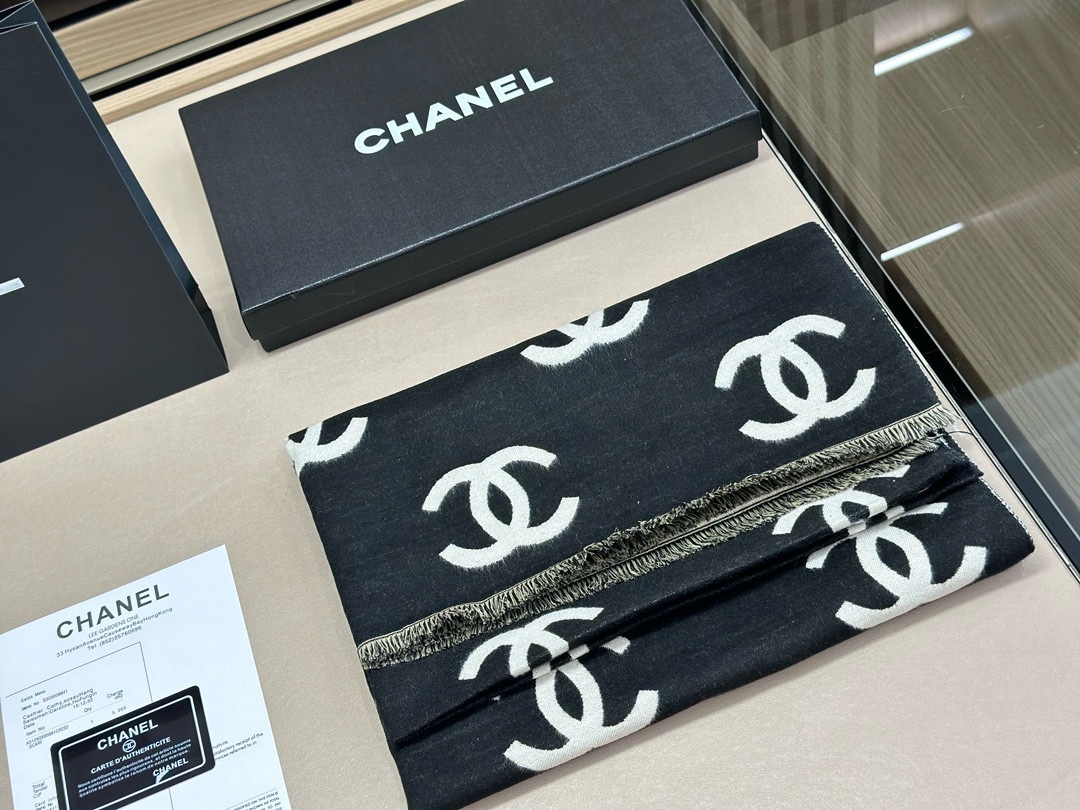 香奈儿 Chanel 传世高定桑蚕丝丝巾围巾 #6A7E9034 3