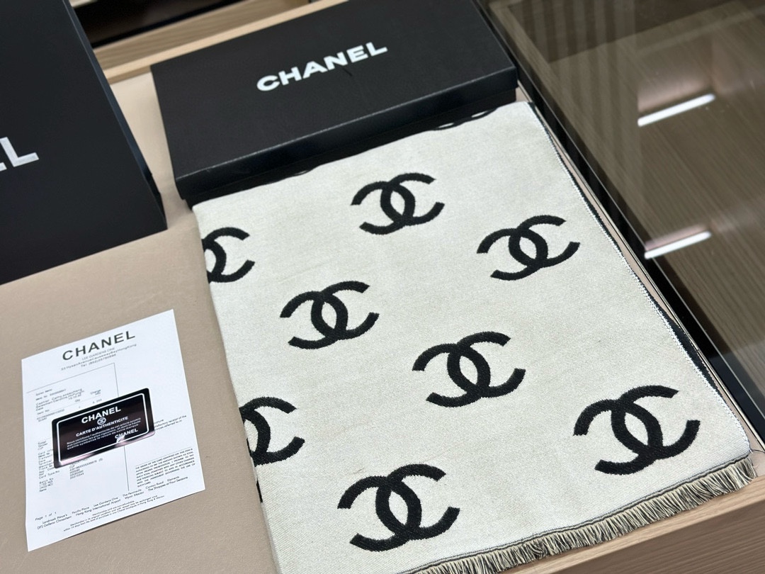 香奈儿 Chanel 传世高定桑蚕丝丝巾围巾 #6A7E9034 9