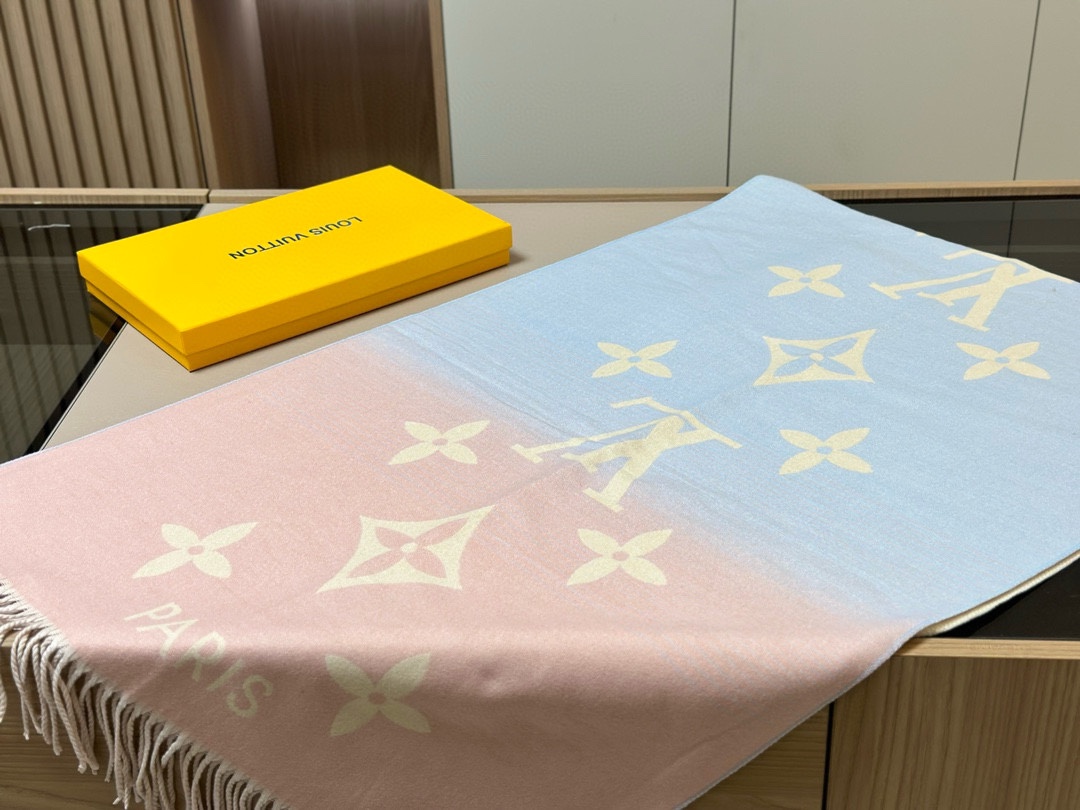 路易威登 Louis Vuitton 传世高定桑蚕丝丝巾围巾 #8AD3B13D 5