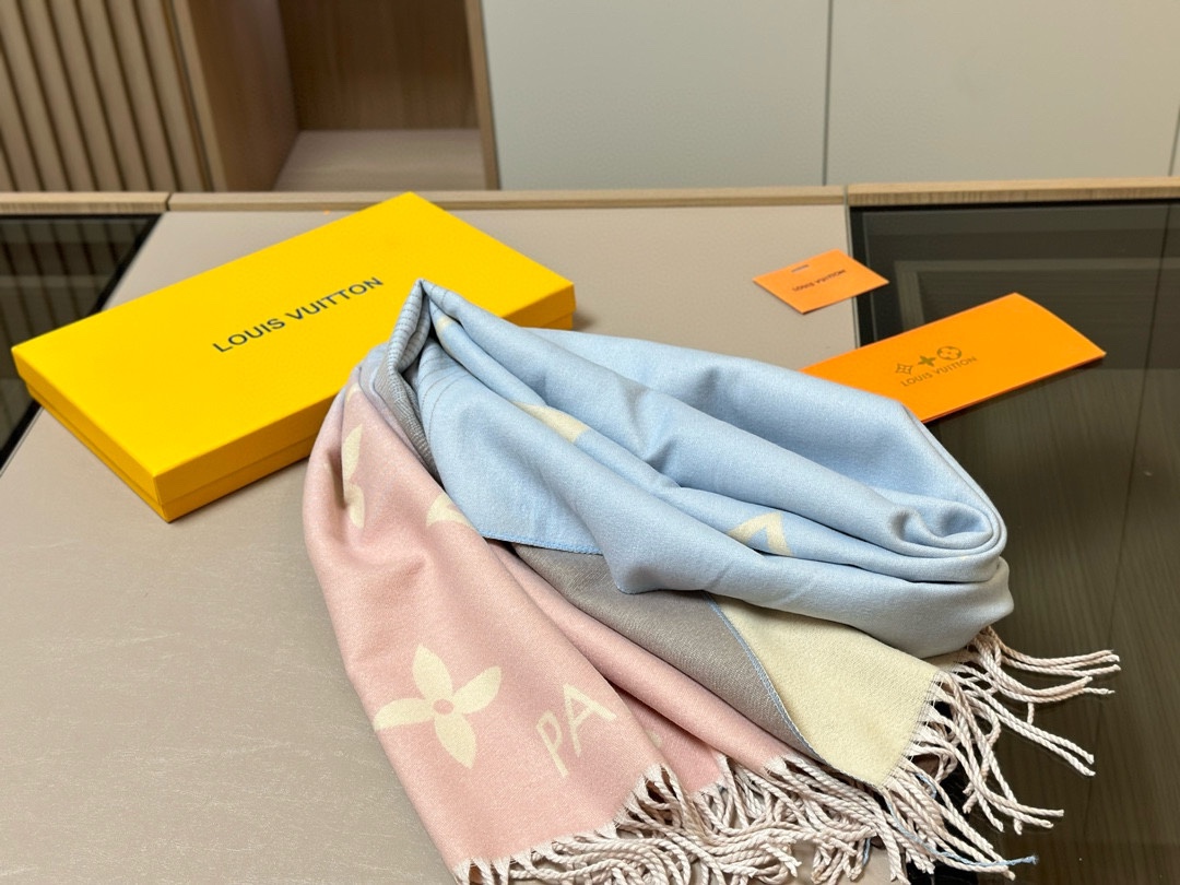 路易威登 Louis Vuitton 传世高定桑蚕丝丝巾围巾 #8AD3B13D 8