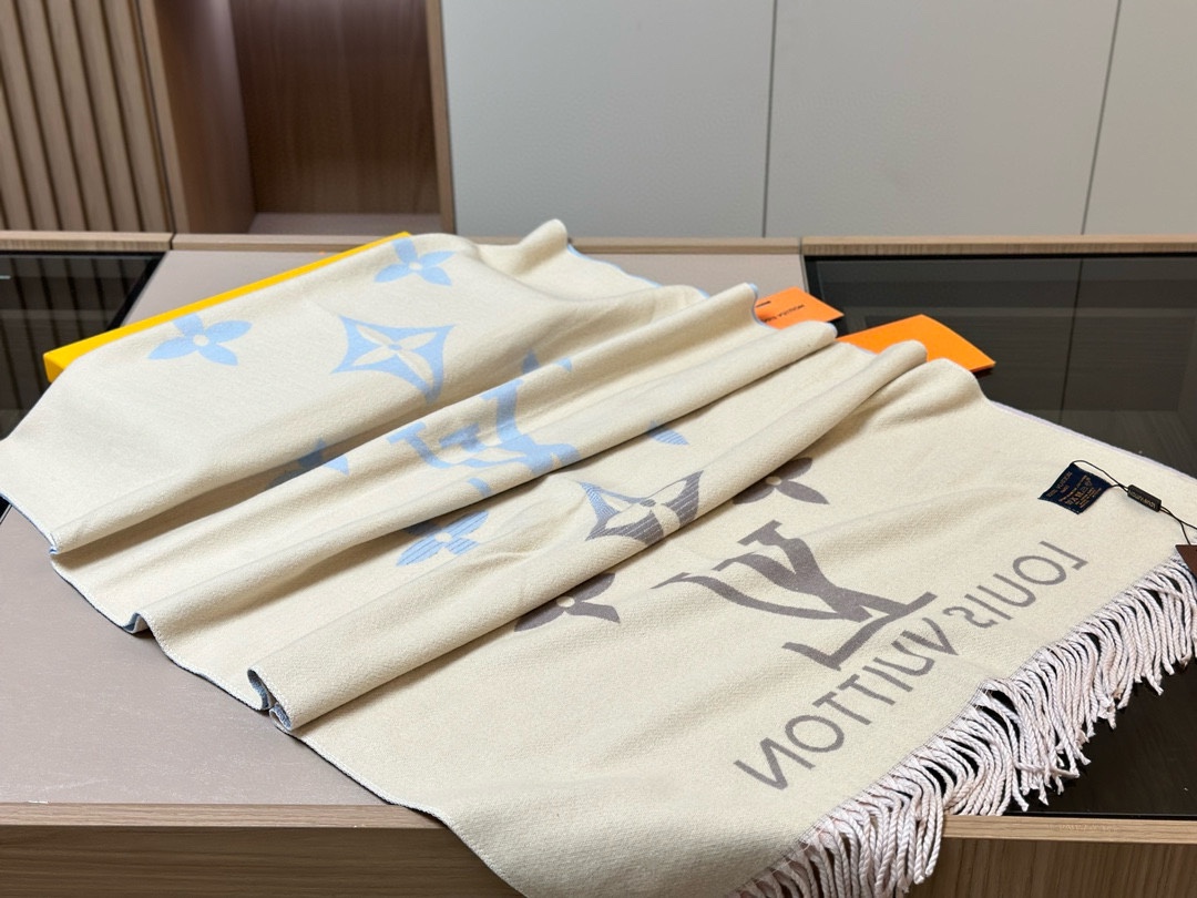 路易威登 Louis Vuitton 传世高定桑蚕丝丝巾围巾 #8AD3B13D 3