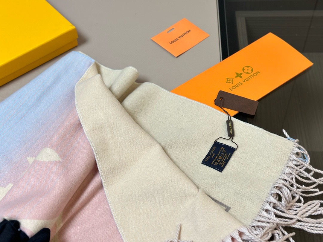 路易威登 Louis Vuitton 传世高定桑蚕丝丝巾围巾 #8AD3B13D 4