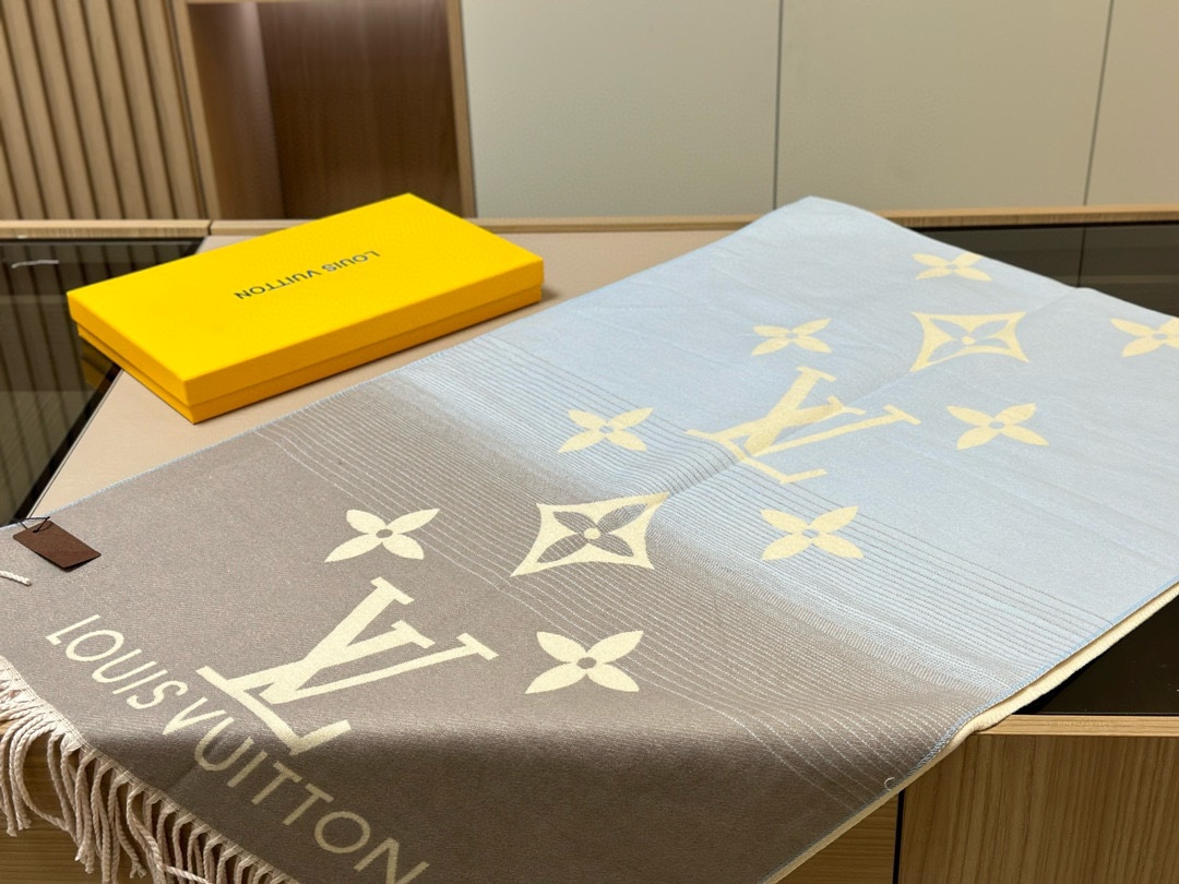 路易威登 Louis Vuitton 传世高定桑蚕丝丝巾围巾 #8AD3B13D 6
