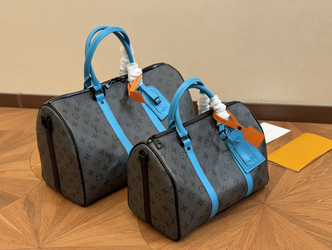 1: 1
 Louis Vuitton LV Keepall Taschen Handtaschen Unisex Rindsleder