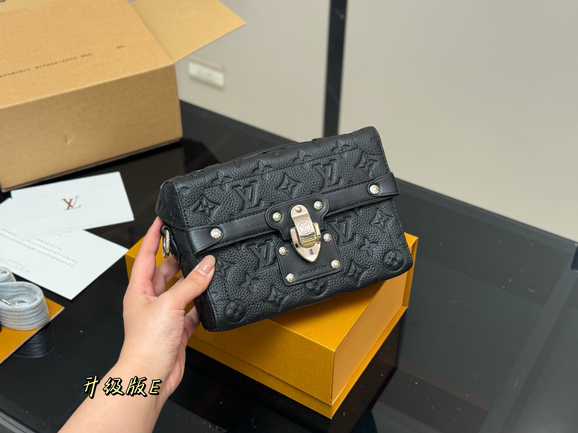 Louis Vuitton Mini Soft Trunk Box Bag, 20.14cm, Adorable and Festive!