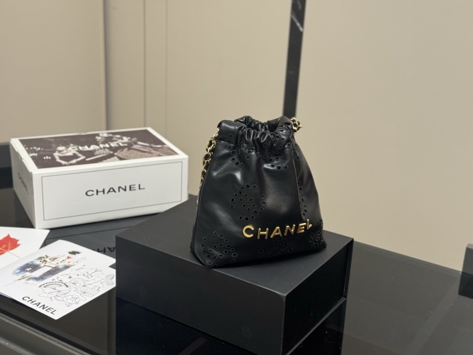 Chanel Mini 22 Bag: Chic, Compact, and Crafted from Supple Calfskin Leather 1 Chanel Mini 22 Bag: Chic, Compact, and Crafted from Supple Calfskin Leather